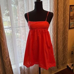 Coral Mini Dress -Size Small